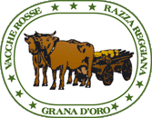 Grana d'Oro Parmigiano Reggiano vacche rosse logo