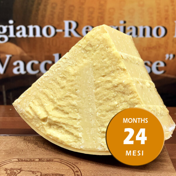 Parmigiano Reggiano vacche rosse Grana d'Oro stagionato 24 - 28 mesi porzionato
