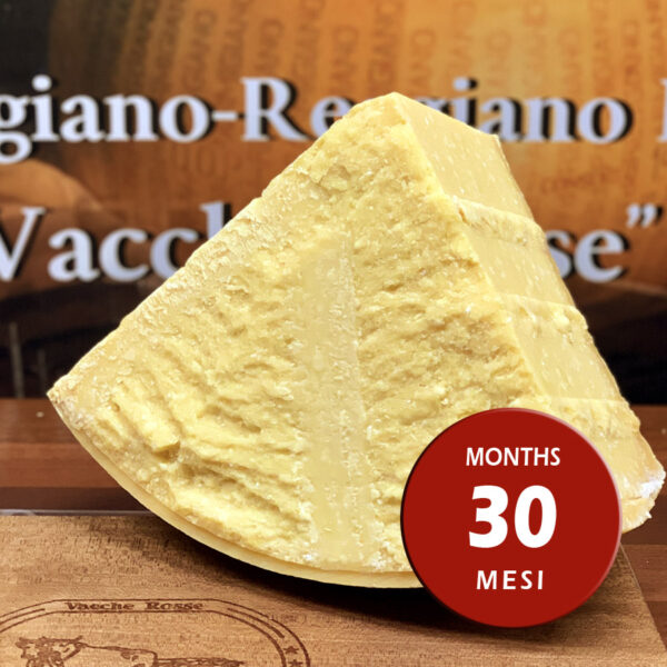Parmigiano Reggiano vacche rosse Grana d'Oro stagionato 30 - 36 mesi porzionato
