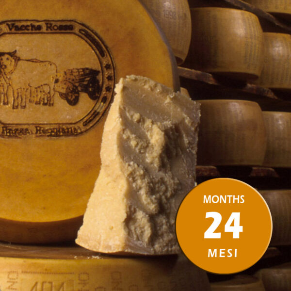 Parmigiano Reggiano vacche rosse Grana d'Oro stagionato 24 - 28 mesi
